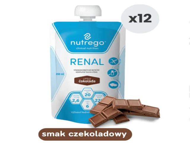 Nutrego Renal o smaku czekoladowym interakcje ulotka płyn doustny  200 ml