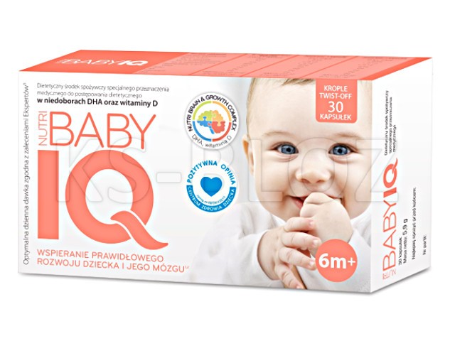 Nutri Baby Iq powyżej 6 miesięcy interakcje ulotka kapsułki  30 kaps.