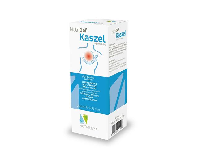 NutriDef Kaszel interakcje ulotka płyn  200 ml