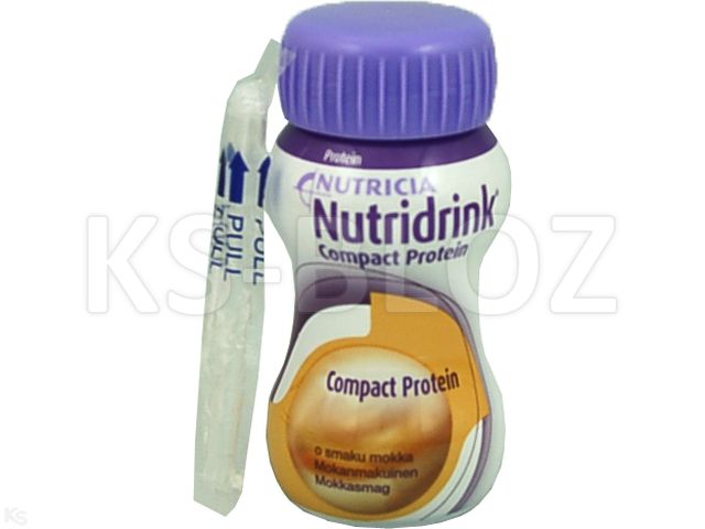 Nutridrink Compact Protein o smaku mokka interakcje ulotka płyn  4 szt. po 125 ml