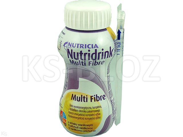 Nutridrink Multi Fibre waniliowy interakcje ulotka płyn doustny  200 ml | karton