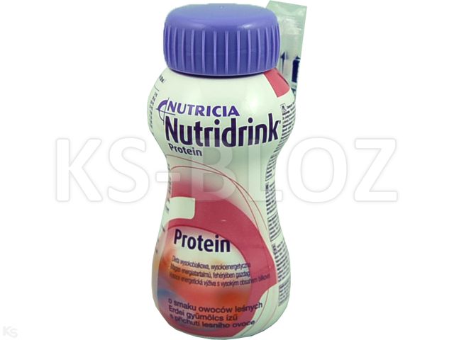 Nutridrink Protein Płyn o smaku owoców leśnych interakcje ulotka   200 ml
