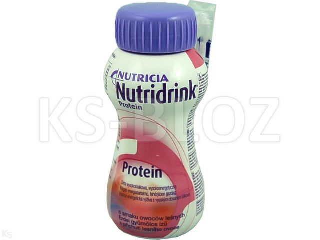 Nutridrink Protein Płyn o smaku owoców leśnych interakcje ulotka płyn - 200 ml