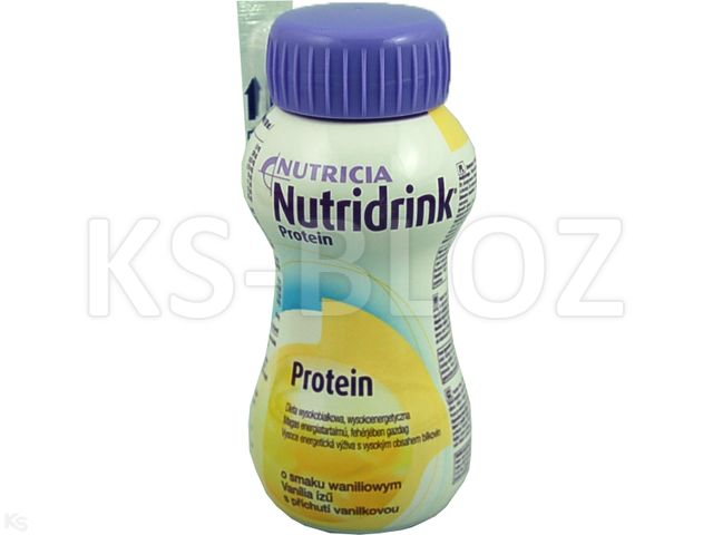 Nutridrink Protein Płyn o smaku waniliowym interakcje ulotka płyn doustny - 200 ml