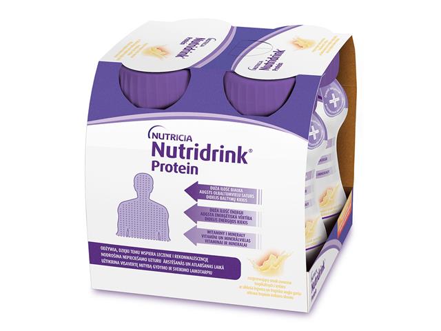 Nutridrink Protein rozgrzewający o smaku owoców tropikalnych, imbiru interakcje ulotka płyn doustny - 4 szt. po 125 ml