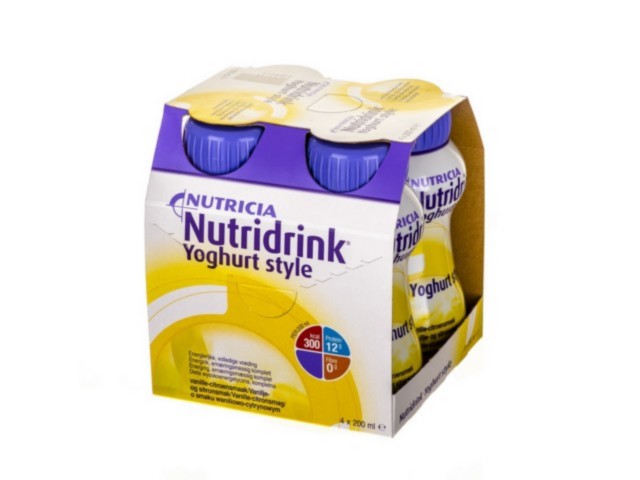 Nutridrink Yoghurt Style o smaku waniliowo-cytrynowym interakcje ulotka płyn doustny - 4 but. po 200 ml