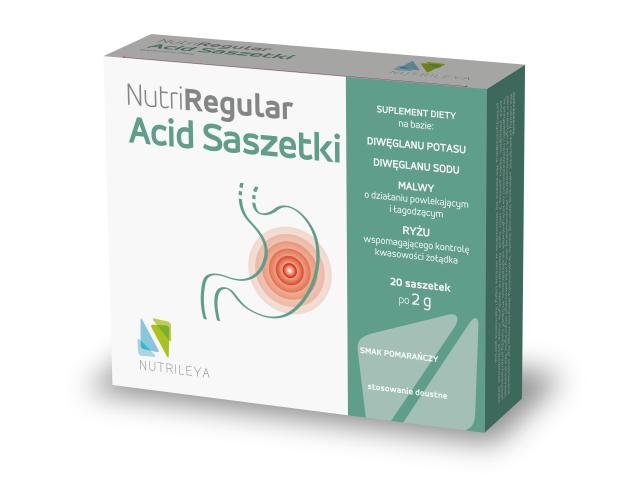 NutriRegular Acid interakcje ulotka saszetka - 20 sasz.