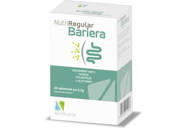 NutriRegular Bariera interakcje ulotka saszetka  20 sasz.