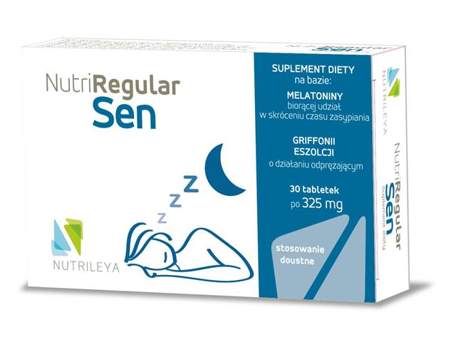NutriRegular Sen interakcje ulotka tabletki - 30 tabl.