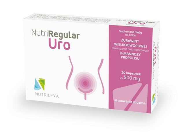 NutriRegular Uro interakcje ulotka kapsułki  20 kaps.