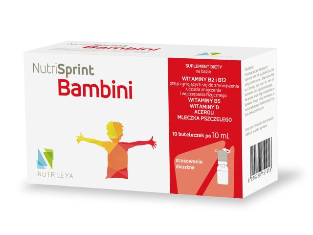 Nutrisprint Bambini interakcje ulotka płyn  10 but. po 10 ml