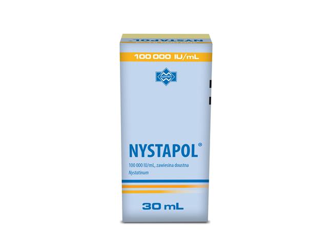 Nystapol interakcje ulotka zawiesina doustna 100 000 I.U./ml 30 ml (but.z pipetą)
