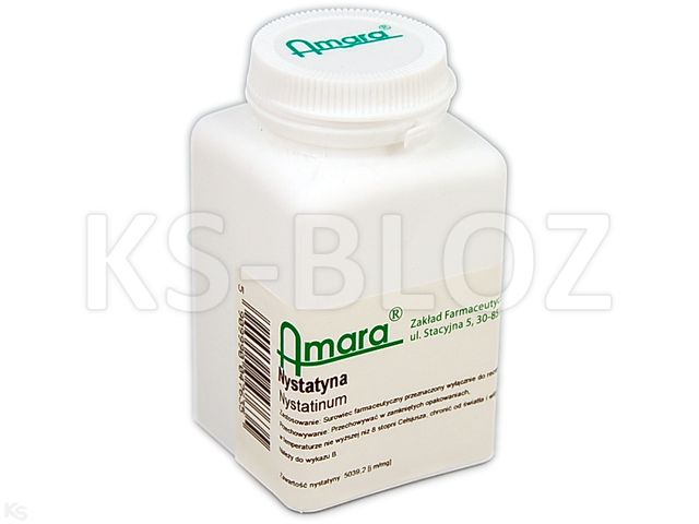Nystatinum interakcje ulotka substancja - 1 g