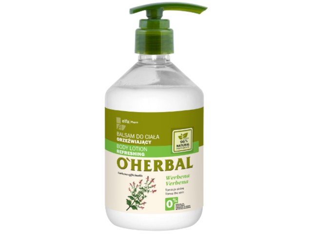 O'Herbal Balsam do ciała orzeźwiajacy werbena interakcje ulotka balsam  500 ml