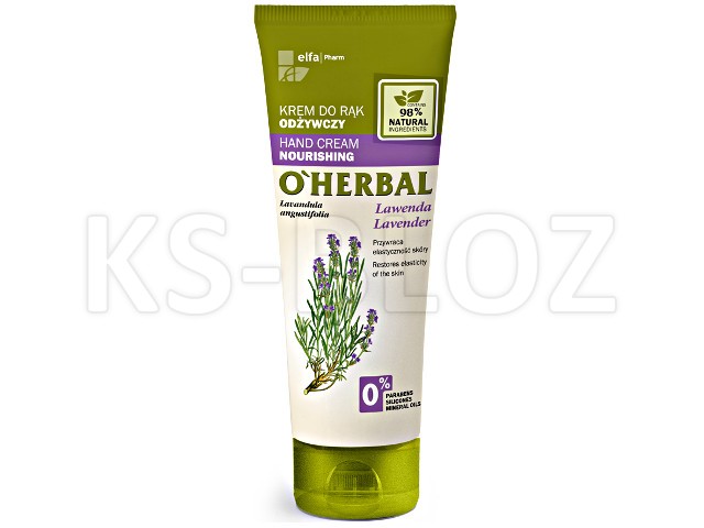 O'Herbal Krem do rąk odżywczy z ekstraktem z lawendy interakcje ulotka krem  75 ml