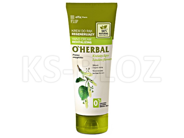 O'Herbal Krem do rąk regeneracyjny z ekstraktem z kwiatów lipy interakcje ulotka krem  75 ml