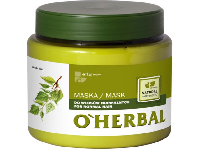 O'Herbal Maska do włosów normalnych z ekstraktem z brzozy interakcje ulotka maska do włosów  500 ml