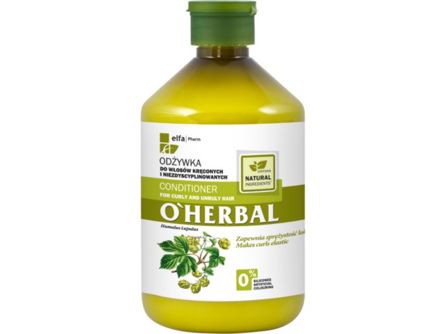 O'Herbal Odżywka do włosów kręconych z ekstraktem chmielu interakcje ulotka emulsja  500 ml