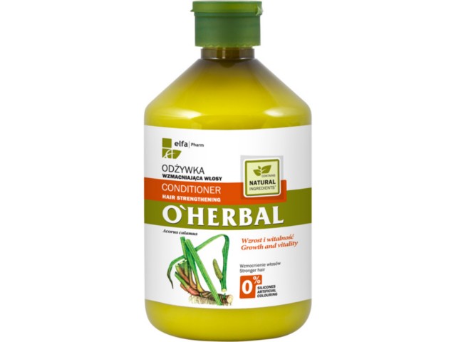 O'Herbal Odżywka wzmacniająca włosy z ekstraktem korzenia tataraku interakcje ulotka odżywka  500 ml