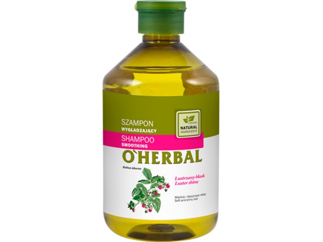 O'Herbal Szampon do mycia włosów wygładzający z ekstraktem z malin interakcje ulotka szampon  500 ml