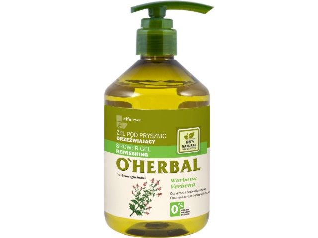 O'Herbal Żel pod prysznic orzeźwiający werbena interakcje ulotka żel  500 ml