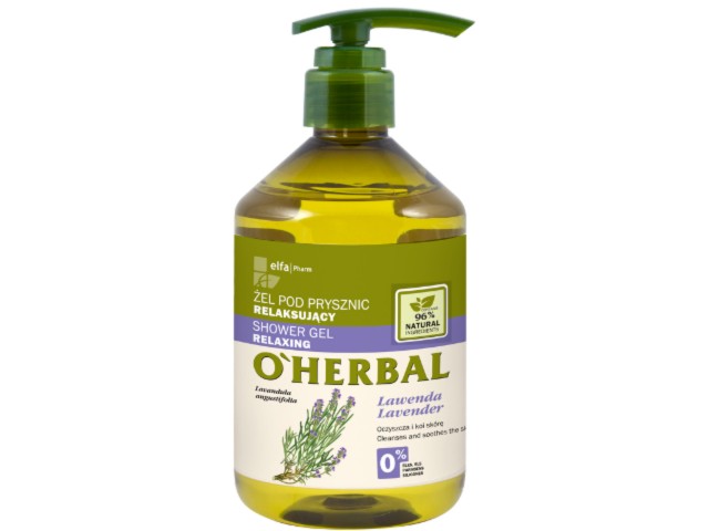 O'Herbal Żel pod prysznic relaksujący lawenda interakcje ulotka   500 ml
