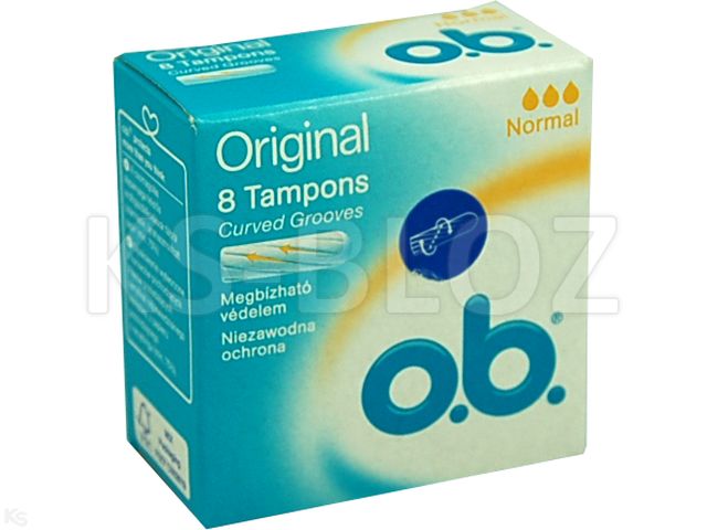 Ob. Tampony higieniczne normal interakcje ulotka tampon  8 szt.