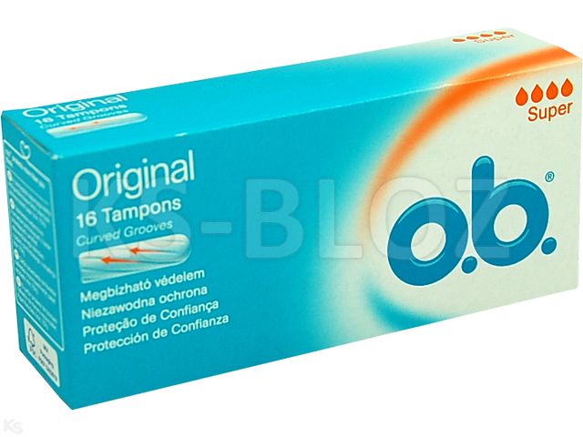 Ob. Tampony higieniczne super new interakcje ulotka tampon - 16 szt.