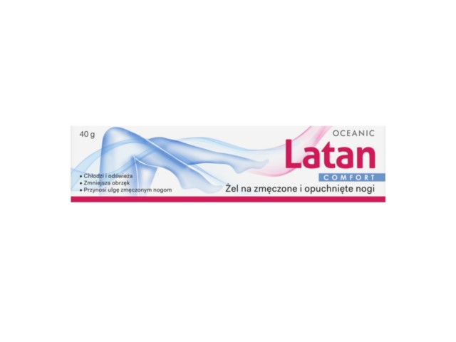 Oceanic Latan Comfort Żel na zmęczone i opuchnięte nogi interakcje ulotka żel - 40 g (tub. Alu)