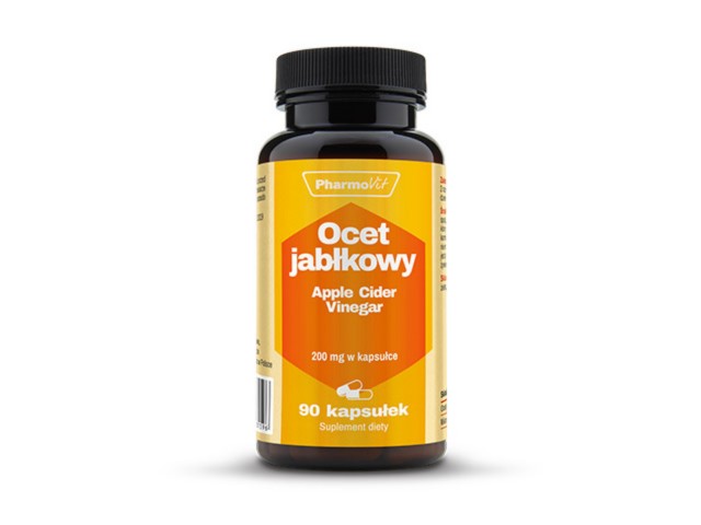 Ocet Jabłkowy Apple Cider Vinegar interakcje ulotka kapsułki  90 kaps.