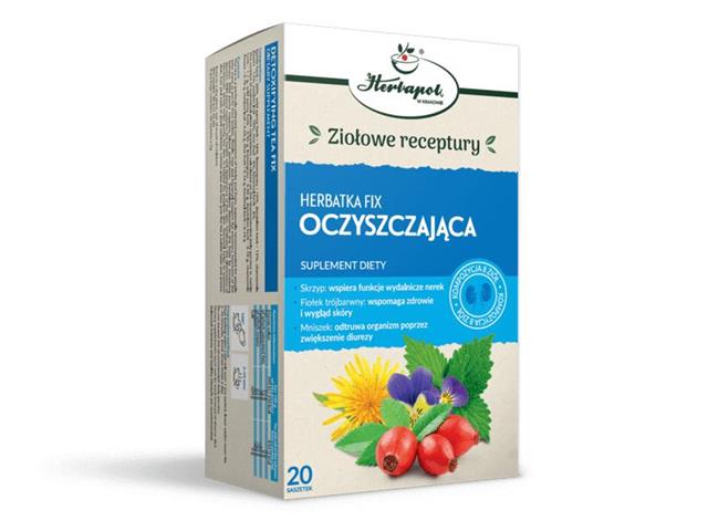 Oczyszczająca Fix Herbatka interakcje ulotka herbata 2 g 20 sasz.