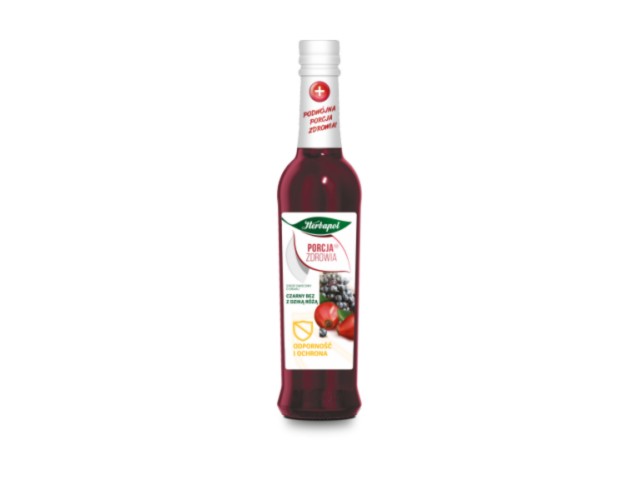 Odporność I Ochrona Zestaw czarny bez + dzika róża interakcje ulotka syrop - 300 ml + 30 ml