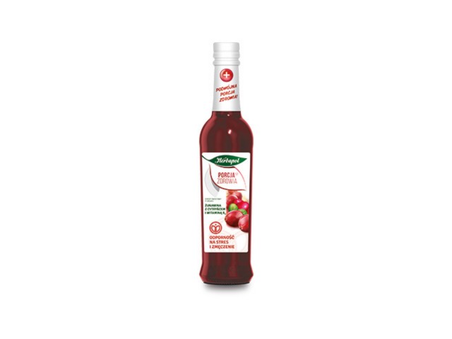 Odporność na stres i zmęczenie z żurawiną,cytryńcem,magnezem 300ml+30ml interakcje ulotka syrop - 1 op.