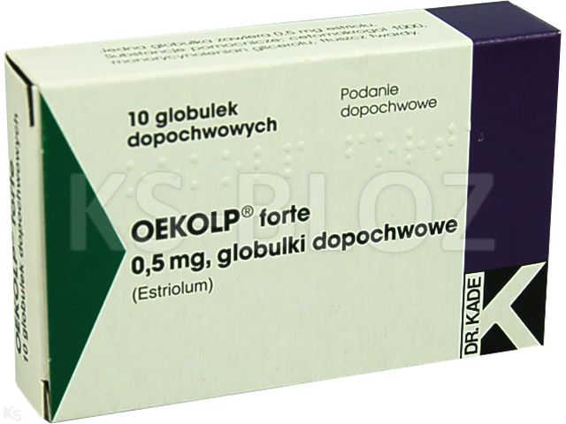 Oekolp Forte interakcje ulotka globulki dopochwowe 500 mcg 10 glob.