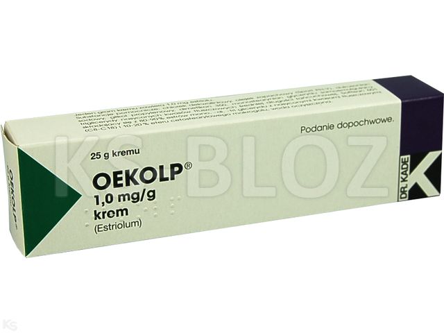 Oekolp interakcje ulotka krem dopochwowy 1 mg/g 