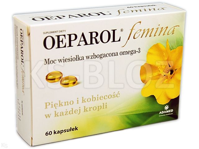 Oeparol Femina interakcje ulotka kapsułki  60 kaps.