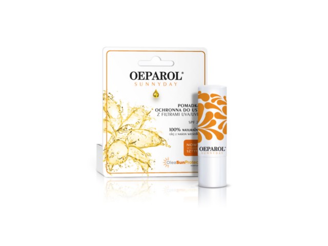 Oeparol Sunnyday Pomadka do ust ochronna SPF 25 UVA/UVB interakcje ulotka   4.8 g