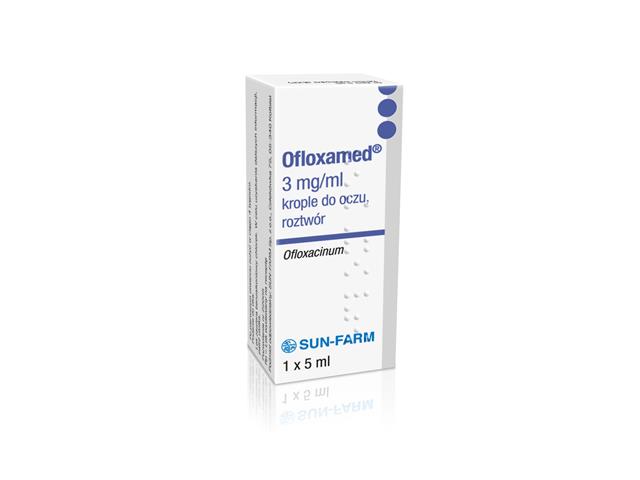 Ofloxamed interakcje ulotka krople do oczu, roztwór 3 mg/ml 1 but. po 5 ml