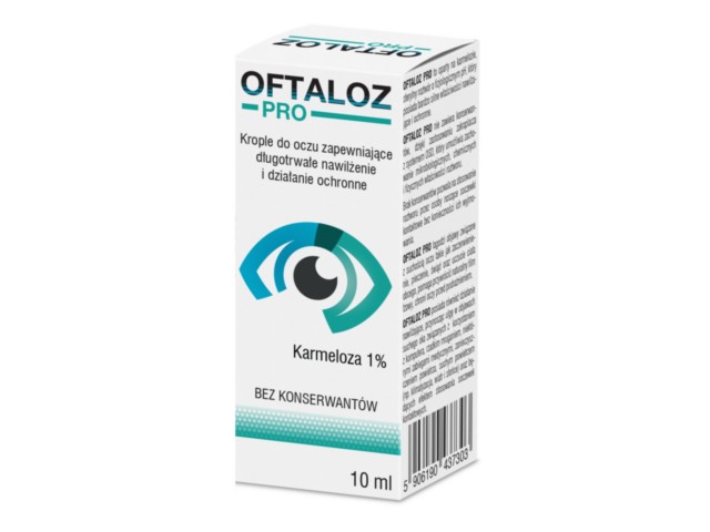 Oftaloz Pro 10 ml interakcje ulotka krople do oczu - 10 ml