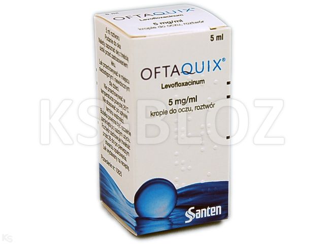 Oftaquix interakcje ulotka krople do oczu 5 mg/ml 5 ml