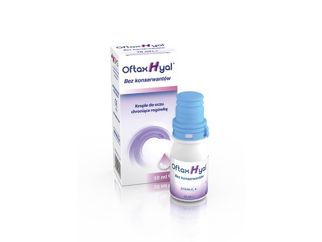 Oftaxhyal interakcje ulotka krople do oczu  10 ml