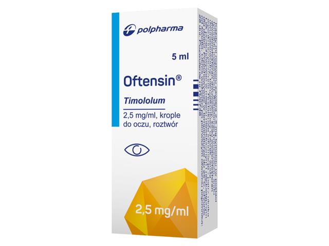 Oftensin interakcje ulotka krople do oczu, roztwór 2,5 mg/ml 