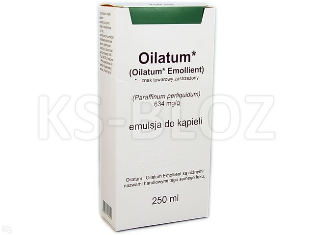 Oilatum interakcje ulotka emulsja do kąpieli 634 mg/g 250 ml (but.)