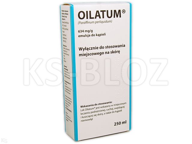 Oilatum interakcje ulotka emulsja do kąpieli 634 mg/g 250 ml