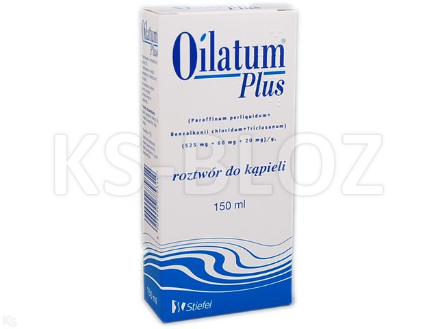 Oilatum Plus interakcje ulotka roztwór do kąpieli (525mg+20mg+60mg)/g 150 ml | butelka