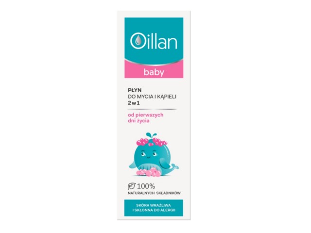Oillan Baby Płyn do mycia i kąpieli 2w1 interakcje ulotka płyn - 200 ml (but.)