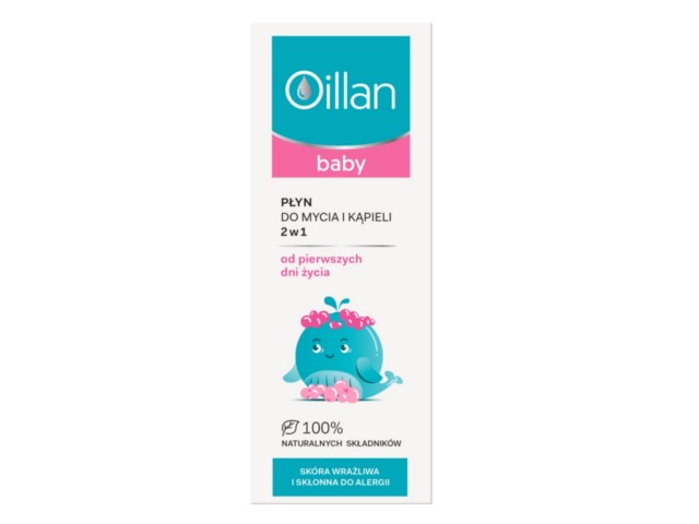 Oillan Baby Płyn do mycia i kąpieli 2w1 interakcje ulotka płyn  400 ml