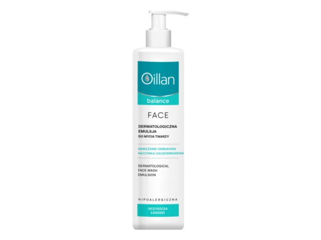 Oillan Balance Emulsja do mycia twarzy dermatologiczna interakcje ulotka emulsja na skórę  250 ml