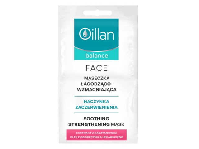 Oillan Balance Maseczka łagodząco-wzmacniajaca interakcje ulotka maseczka - 10 ml