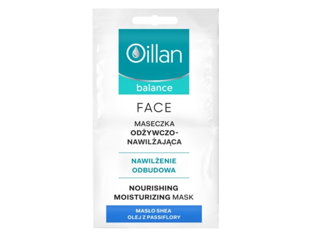 Oillan Balance Maseczka odżywczo-nawilżająca interakcje ulotka maseczka - 10 ml